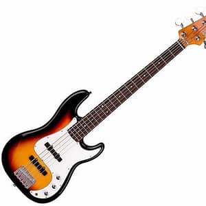 SX SPB625 – 5 String Precision Bass Guitar – 3 Tone Sunburst