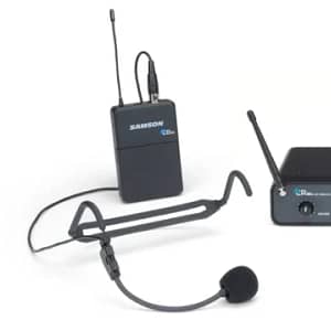 Samson Wireless UHF Diversity Headset Mic System with HS5